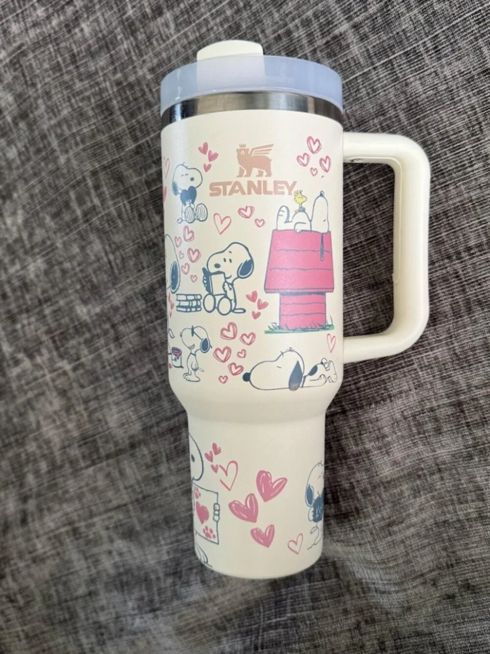 Snoopy Cute Stanley 40oz Tumbler Cup - Picture 3 of 6